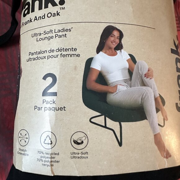 Frank And Oak Women’s Cargo Lounge Pant 2-pack Size l NWT - Picture 3 of 4